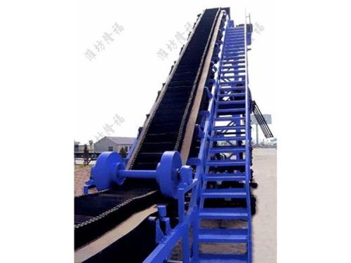 大倾角皮带输送机